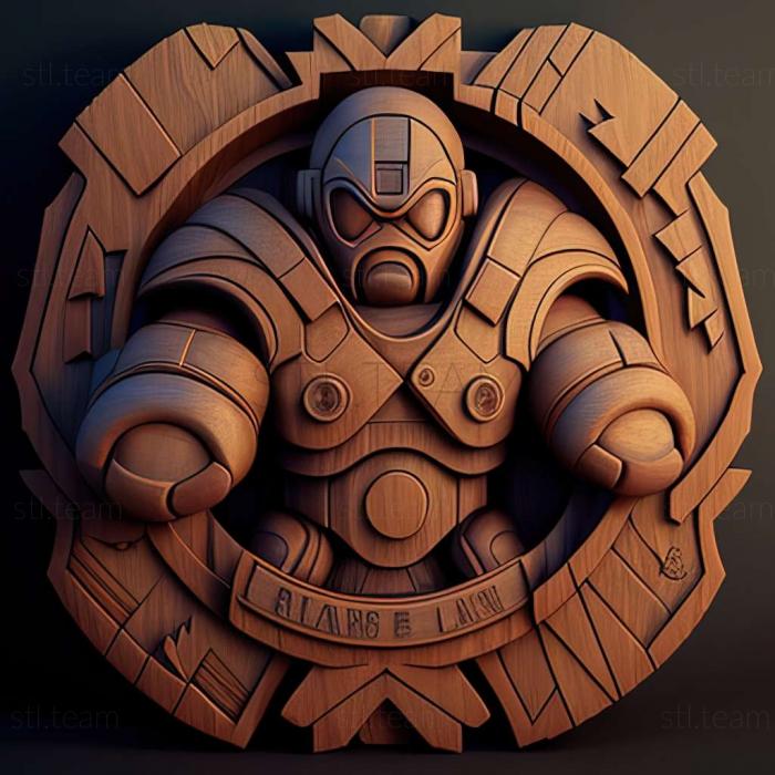 3D model Mega Man Xtreme game (STL)